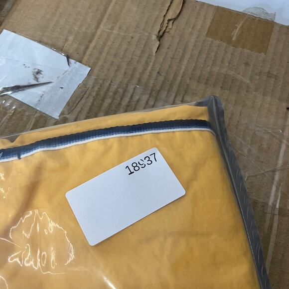 Nautica Swim Trunks Mens Size L Yellow Nylon Mesh Lined Drawstring Beach Shorts - Picture 8 of 8